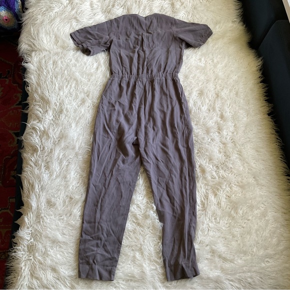 ANTHROPOLOGIE x CLOTH & STONE GULPIYURI SURPLICE JUMPSUIT - Picture 5 of 5